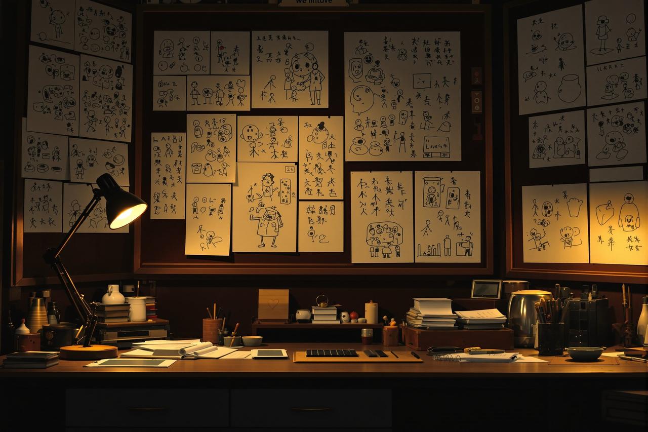 红果短剧创作团队 红果短剧 - 创作工作室氛围
